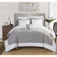 thumbnail image 1 of Chic Home DS0827-BIB Wynn Duvet Set - Queen Size, Grey - 8 Piece, 1 of 5
