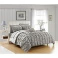 thumbnail image 1 of Chic Home DS4298-US Cassiopea Grey Twin 3 Piece Duvet Set, 1 of 2