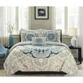 thumbnail image 1 of Chic Home Elmaz 6 Piece Reversible Quilt Coverlet Set Bed in a Bag, 1 of 6