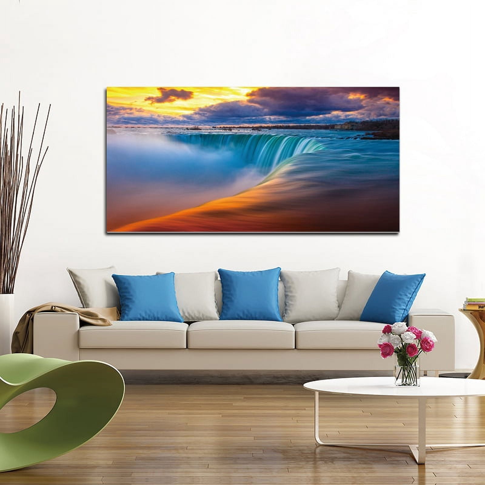 Chic Home Free Fall 1 Piece Wrapped Canvas Wall Art - Walmart 