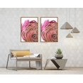thumbnail image 1 of Chic Home Golden Petal 2 Piece Set Framed Wrapped Canvas Wall Art, 1 of 4