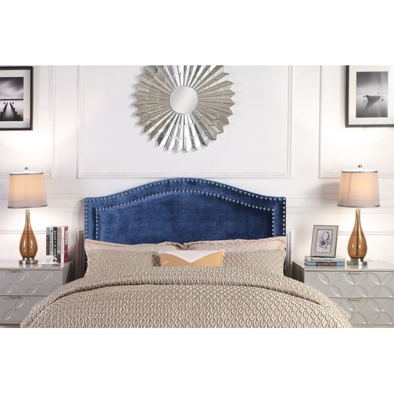 Chic Home Idun Headboard Velvet Upholstered Double Row