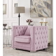 thumbnail image 1 of Chic Home Kristofel Velvet Upholstered Club Chair, Pink, 1 of 1