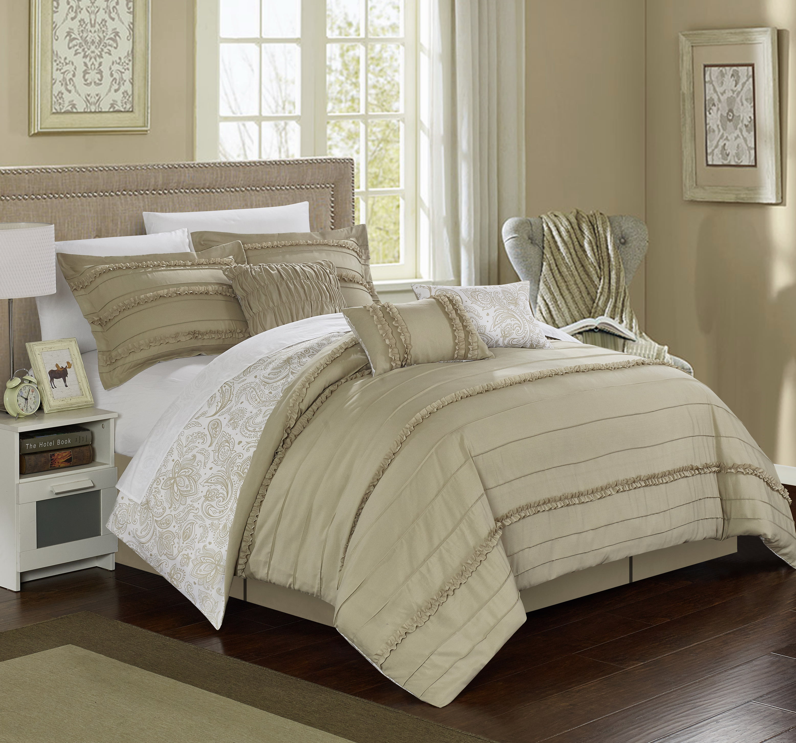 StyleWell Lane Medallion Twin/Twin XL Bed in a Bag Comforter Set with  Sheets and Decorative Pillows YSH-HW-831-1 - The Home Depot