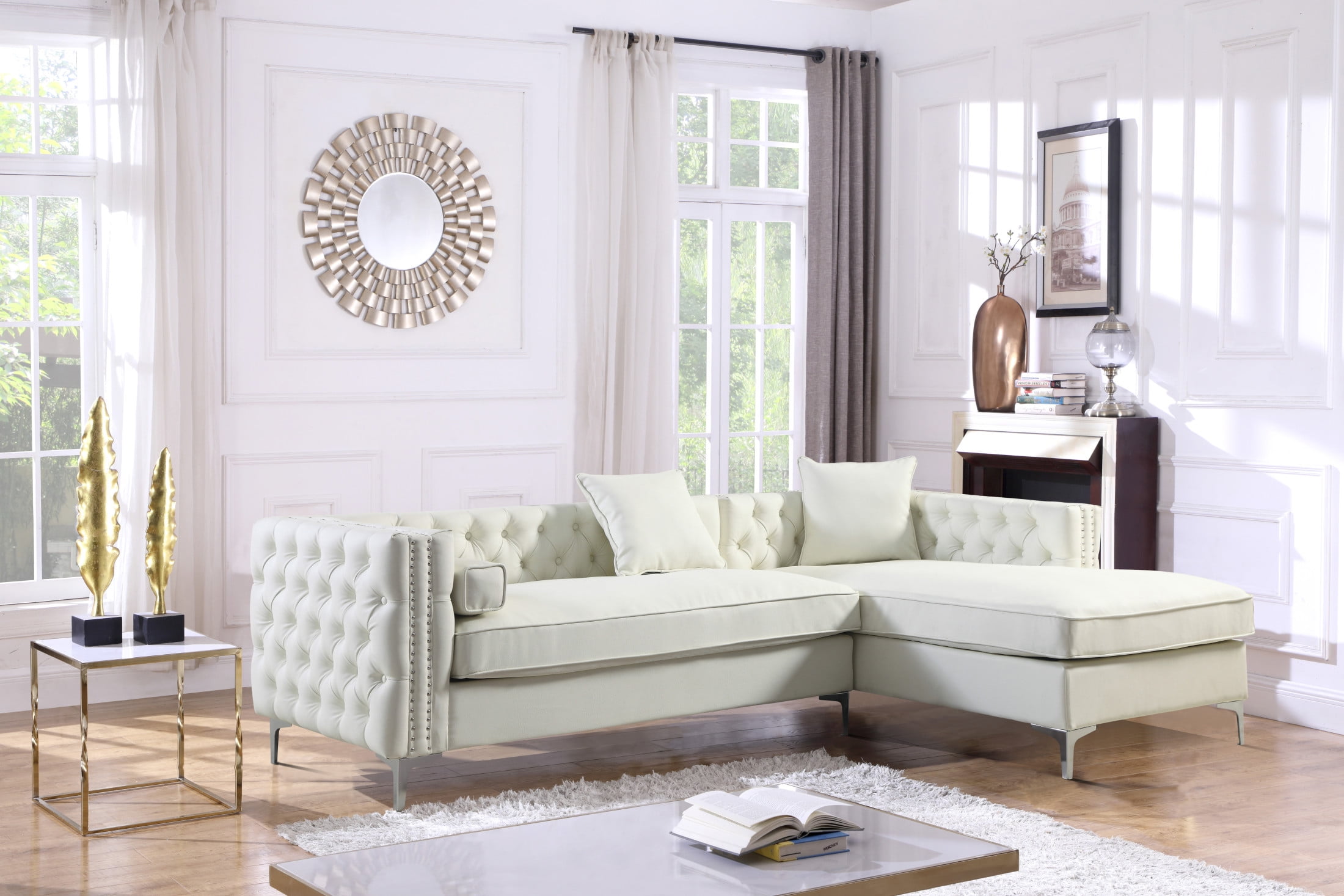 Sectional sleeper sofa left cheap hand
