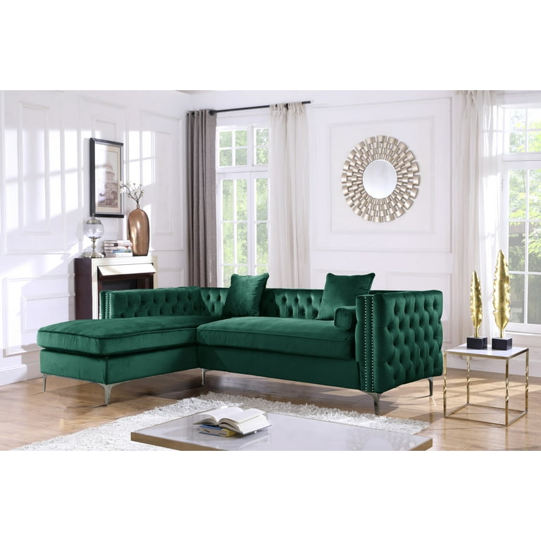 Green contemporary sofa deals