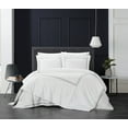 thumbnail image 1 of Chic Home Nella 3-Piece Solid Color Cotton Duvet Cover Set, King, Grey, 1 of 5
