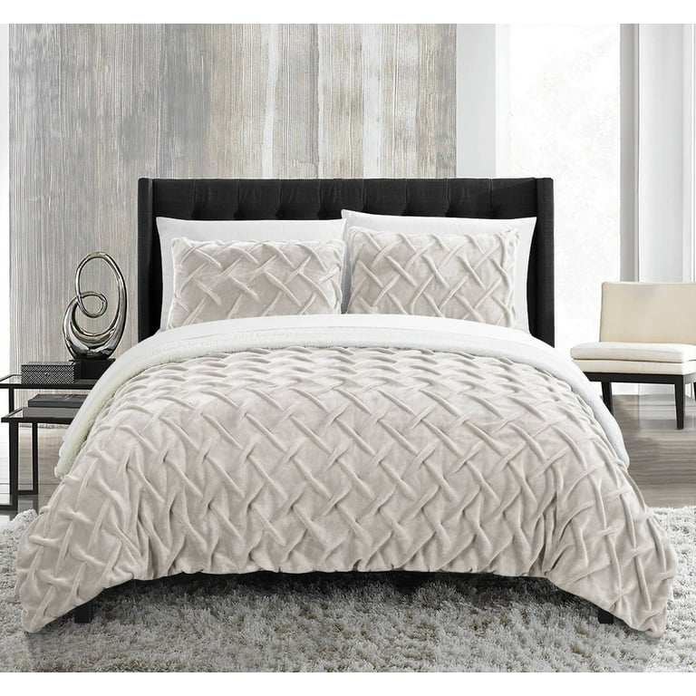 Sherpa lined comforter set hotsell