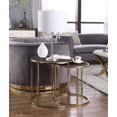 thumbnail image 1 of Chic Home Olivia Nightstand Side Table 2 Piece Set with PU Leather Top, 1 of 4