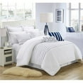 thumbnail image 1 of Chic Home  Perfect Paddington Super Rich Microfiber Stitch Embroidered King Comforter Set, White - 13 Piece, 1 of 5