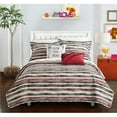 thumbnail image 1 of Chic Home QS4438-BIB-US Botan Brick Full 9 Piece Quilt Set, 1 of 1