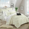 thumbnail image 1 of Chic Home Rosalia Ruffled Applique 7 Pieces Comforter Bed In A Bag Set - Queen 90x90, Beige, 1 of 2
