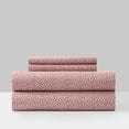 thumbnail image 1 of Chic Home Ryen 4-Piece Solid Color Sheet Set, Queen, Blush, 1 of 2