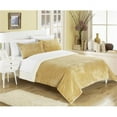 thumbnail image 1 of Chic Home SB1558-BIB-US 7 Piece Eve Microplush Mink-Like Super Soft Sherpa Lined King Bed in a Bag Comforter Set, Camel with Sheet Set, 1 of 1