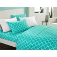 thumbnail image 1 of Chic Home SS0488-US Fallon Sheet Set Super Soft Contemporary Twin Size Deep Pocket Design Bonus Pillowcases, Turquoise - 4 Piece, 1 of 1