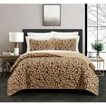 thumbnail image 1 of Chic Home Serengeti 9-Piece Animal Quilt Set, California King, Brown, 1 of 5