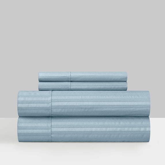 Chic Home Shana 4-Piece Solid Color Sheet Set, King, Blue