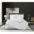 thumbnail image 1 of Chic Home Shella 3-Piece Navy Duvet Set, King, 1 of 10