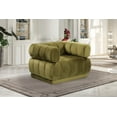 thumbnail image 1 of Chic Home Tofino Club Chair Velvet Upholstered Channel-Quilted, 1 of 7
