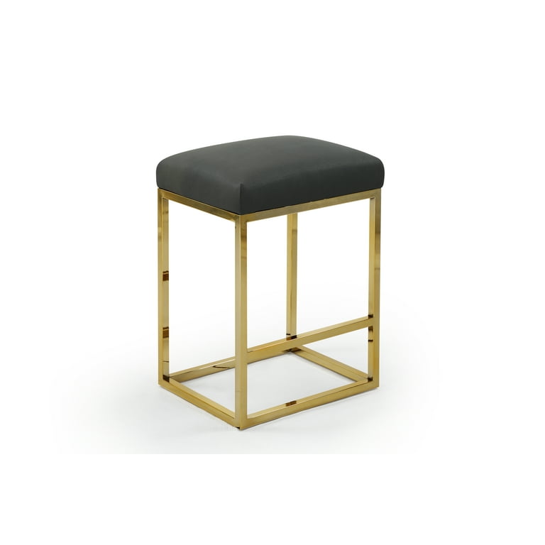 Chic Home Valerie Counter Stool Chair PU Leather Upholstered Seat