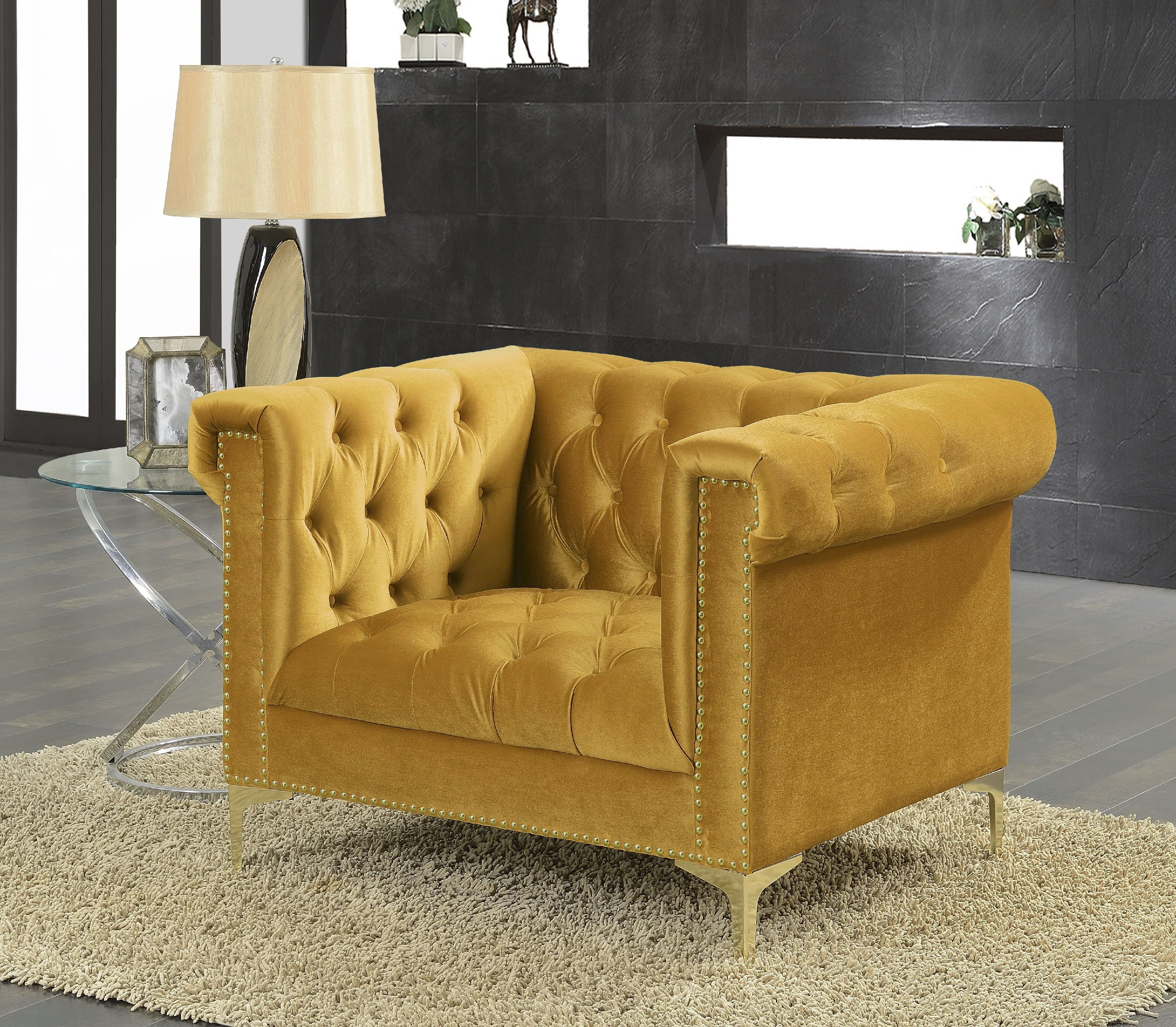 Chic Home Vanessa Velvet Modern Contemporary Button Tufted with