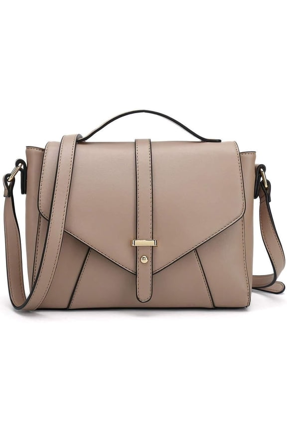 Chic Khaki Handbag for Women Designer Shoulder & Crossbody Purse