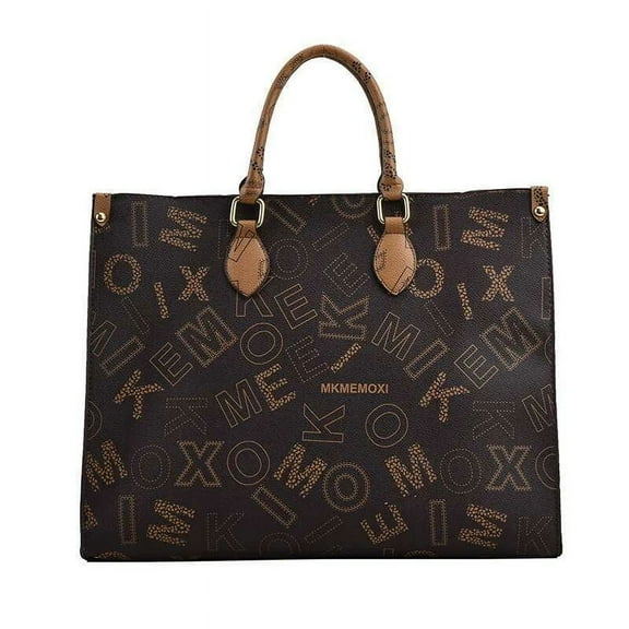 Chic Larger-Capacity Printed Woman's Tote Bag Suitable for Work & Travel
