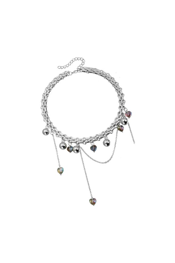 Chic Love Inspired Ball Charm Necklace Pendant Neck Jewelry For Everyday Wear