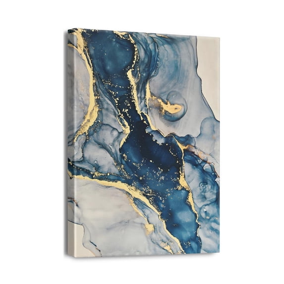 Chic Marble Draw Print Wall Art - 12x16 Inch Diamond Painting Kit for Home D茅cor