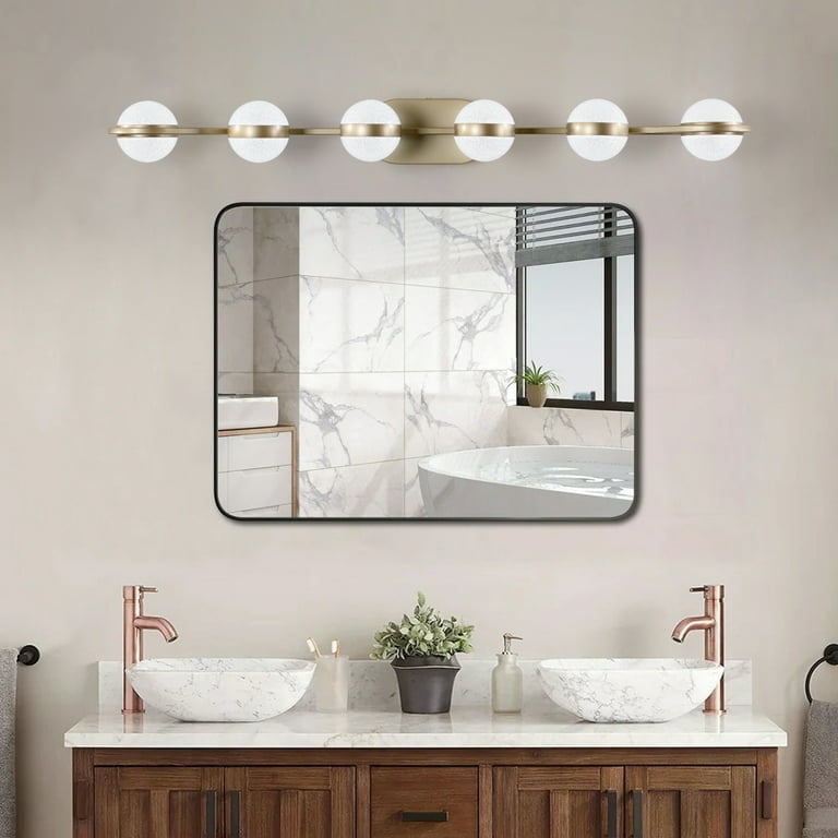 Bathroom vanity lights 6 bulbs best sale