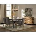 thumbnail image 1 of Chic Modish Dining Side Chair, Ash Gray & Brown, Set of 2, 1 of 2