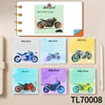 thumbnail image 1 of Chic Motorcycle-themed Sticky Notes-A Novelty Item (3.54×3.54 Inches)  Designed for Quickly Jotting Down Reminders, Marking Key Points, and Leaving Temporary Messages. Perfect for Office Use, 1 of 12