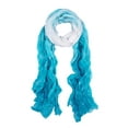 thumbnail image 1 of Chic Ombre Watercolor Snowflake Scarf, 1 of 2