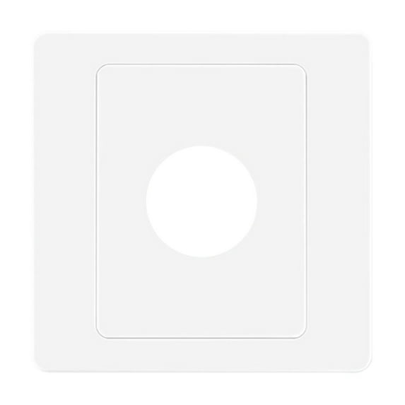 Chic Outlet Panel with Cable Concealer Versatile Socket Cover Plate Modern Decorative Panel for 86 Type Wall Socket