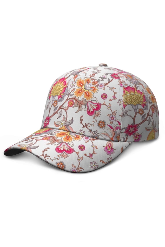 Chic Paisley Dad Hat - Minimalist Structured 6-Panel Design Adjustable Cap for Men, Women & Teens