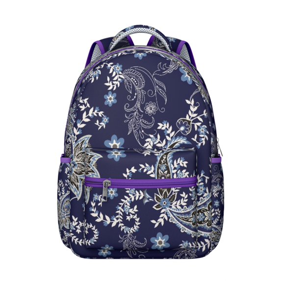 Chic Paisley Pattern Backpack – Amazing Paisley Gift for Students, Large Capacity Waterproof Bookbag, Lightweight Laptop Backpack for School & Work, Comfortable Shoulder Straps for Commuting