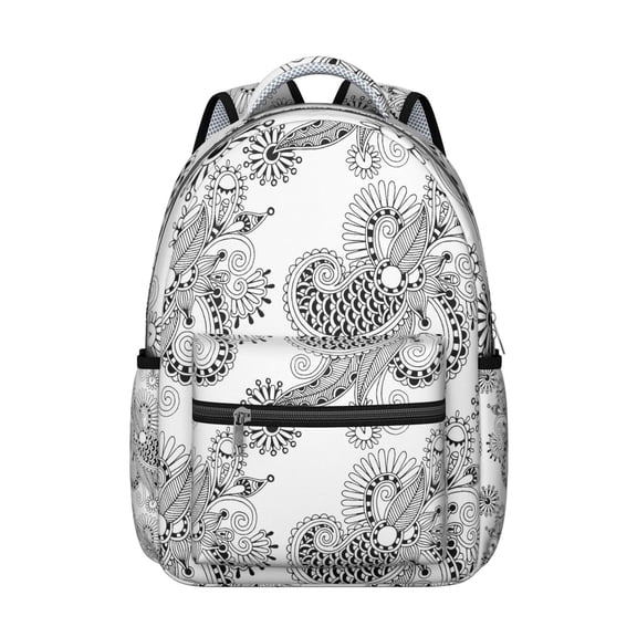 Chic Paisley Pattern Backpack – Ideal Paisley Gift for Students, Durable School Bookbag, Lightweight Laptop Bag, Water-Resistant for All-Weather Commuting