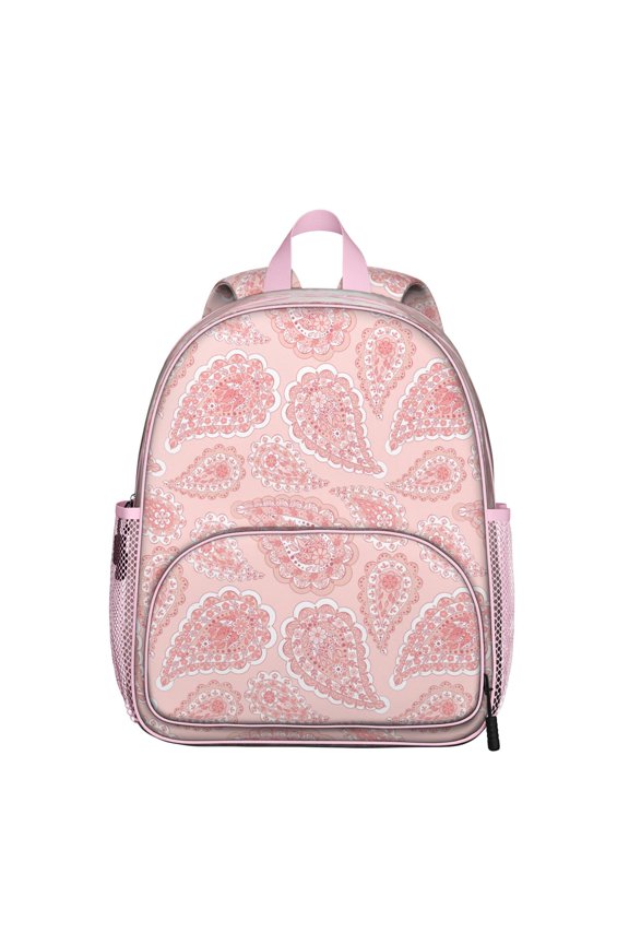 Chic Paisley Pattern Backpack - Waterproof Ergonomic School Bag with Durable Reinforced Stitching