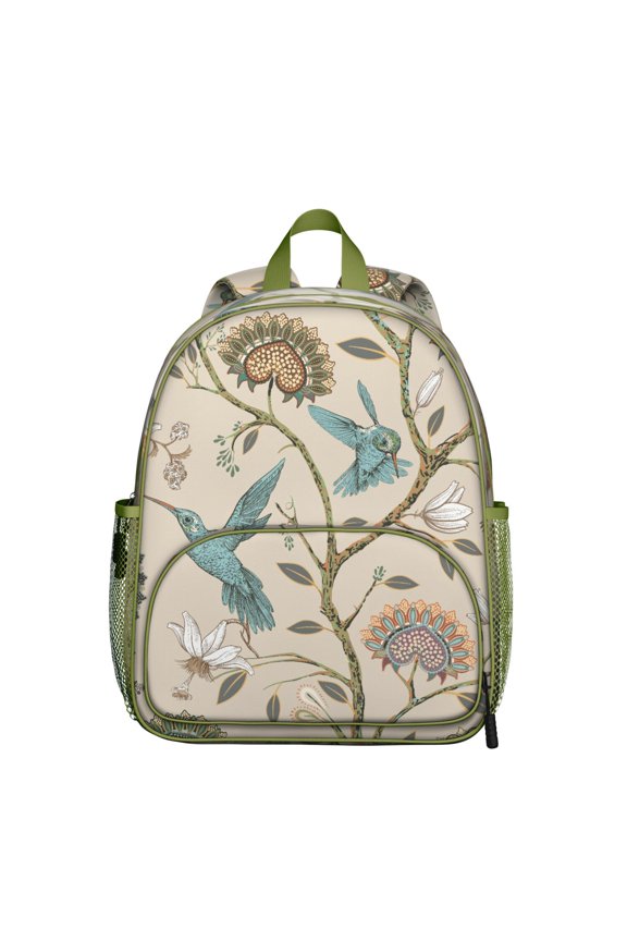 Chic Paisley Pattern Students Backpack - Elegant Classic Bohemian Vintage Retro Ethnic Floral Design, Comfortable Dual Shoulder Support Lightweight Backpack