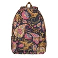 thumbnail image 1 of Chic Paisley Print Boho Backpack for College, Durable School Bookbag with Laptop Compartment, Roomy Daypack for Students, Perfect Functional Gift for Women and Teens, 1 of 5