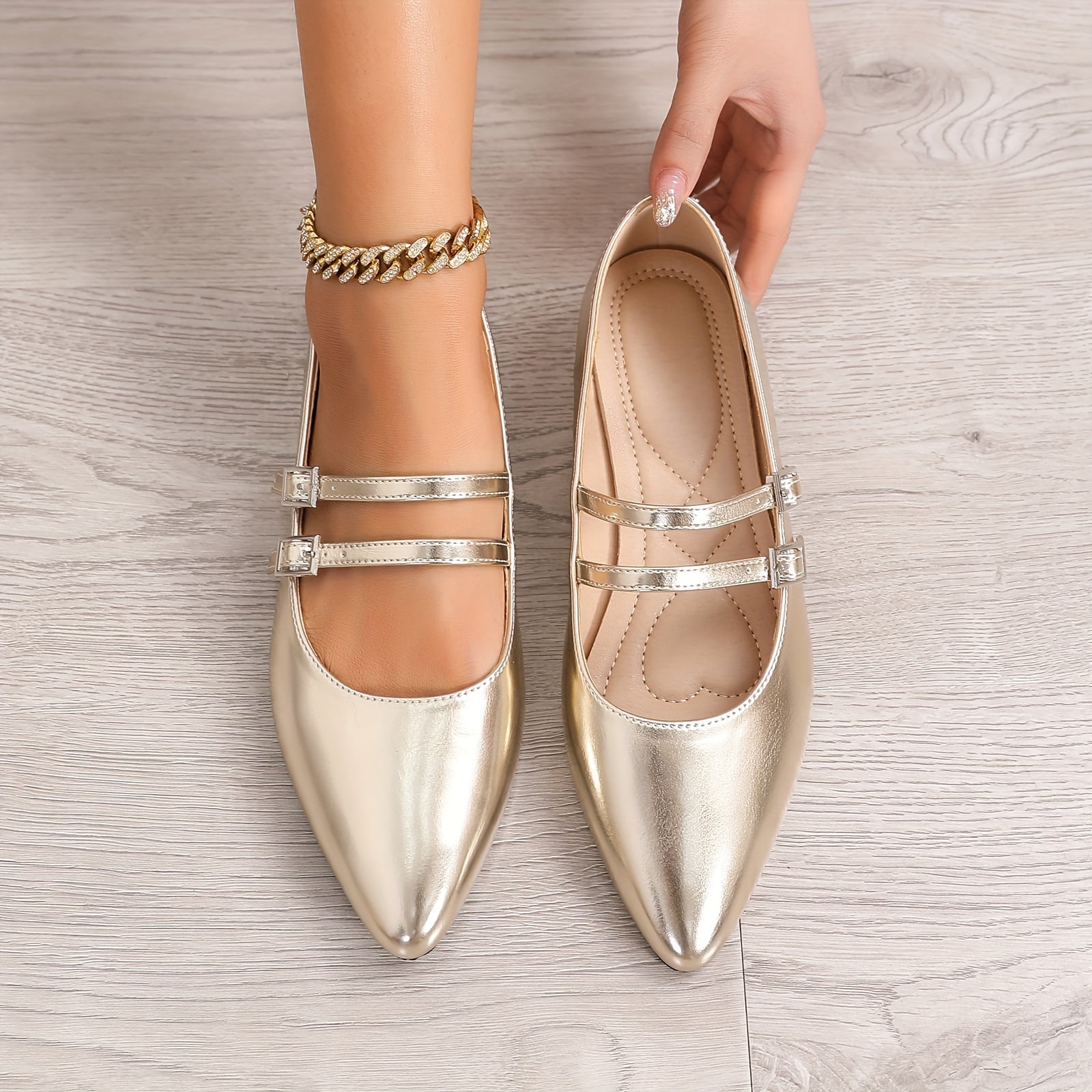 comfortable pointed flats