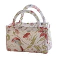 thumbnail image 1 of Chic Quilted Storage Basket for Home Organization, Korean Rustic Floral Fabric Organizer Bin for Underwear and Sundries, Portable Toiletry Caddy for Closet and Bathroom, 1 of 5