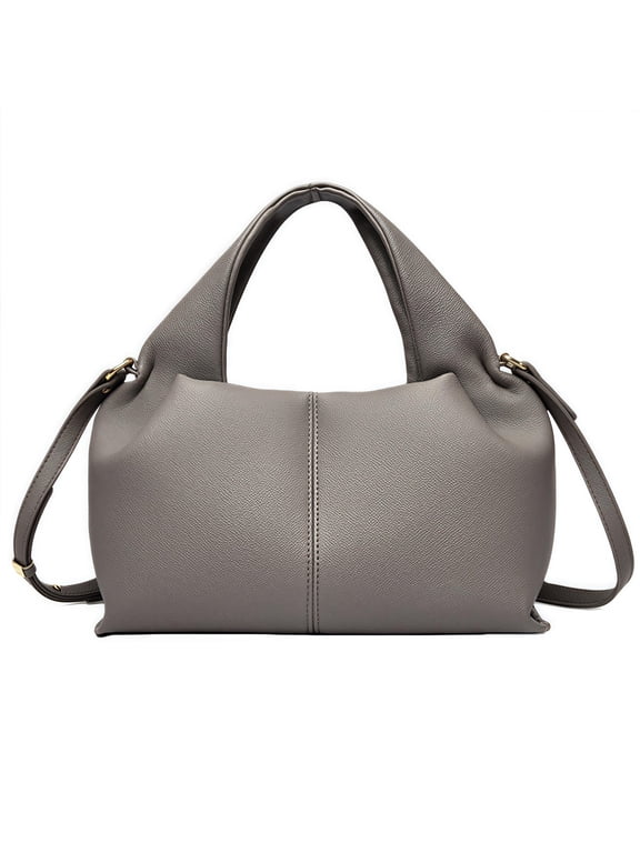 Chic Retro Cloud Pouch Dumpling Clutch - Versatile Women’s Crossbody Bag with Removable Strap, Stylish Shoulder Purse