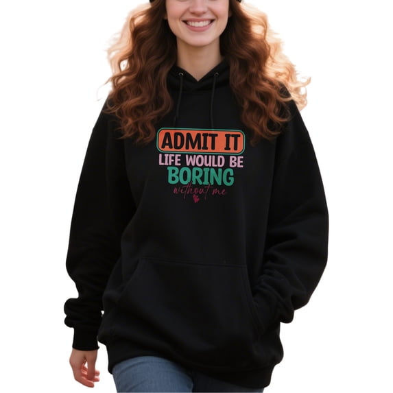 Chic Sarcasm Sarcastic Quotes Hoodie for Men Women, Funny Pullover Hooded Sweatshirt, Cozy Cotton Poly Blend, Casual Everyday Humor Outfit