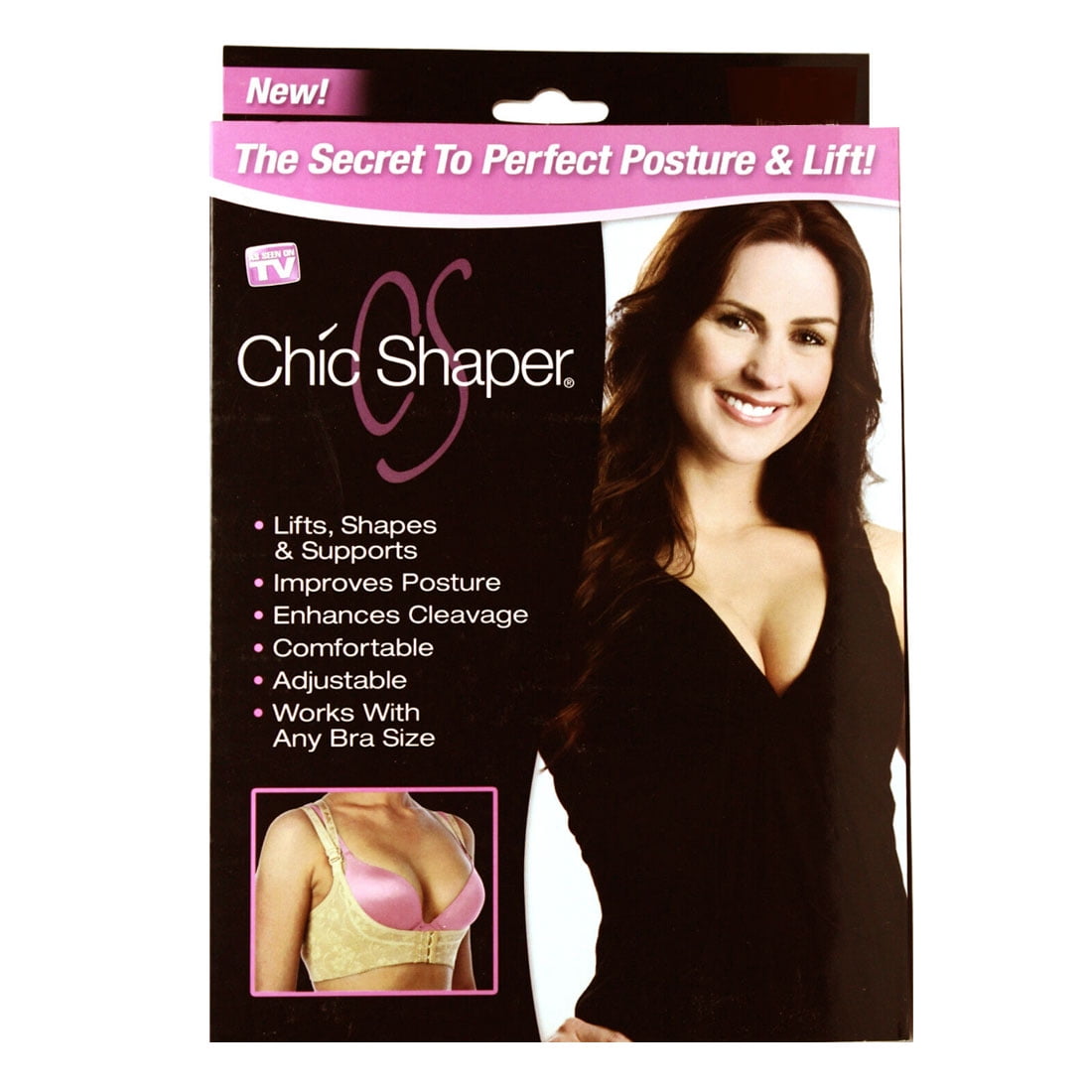 Chic Shaper Perfect Posture Support Comfort Shapewear Bra- Nude (Size 44-46)