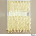 thumbnail image 1 of Chic Sheer Voile Vertical Ruffled Tier Window Curtain Valance or Tier, 1 of 5