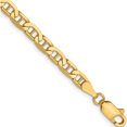 thumbnail image 1 of Chic Statement Romantic 14K 3.75mm Concave Anchor Chain Exquisite Bold Glamorous, 1 of 2