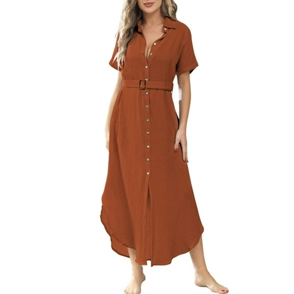 Chic Swimsuit Coverup for Women - Lightweight Beach Maxi Dress for Summer Vacation