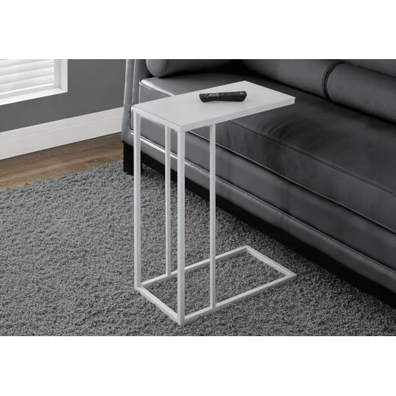Chic Tempered Glass Accent Table | Modern Design