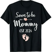 Chic & Trendy: 2024 Maternity Announcement Tee - Elevate Your Pregnancy Style with This Fashionable Surprise